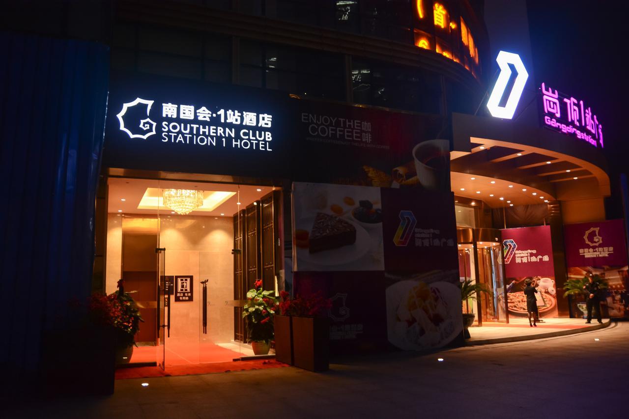 Southern-Club Station 1 Hotel-Free Canton Fair Shuttle Bus Kültér fotó